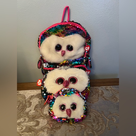 TY Owen the Owl Bundle Set